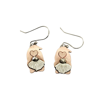 &quot;Twinkle &amp; Lulu&quot; Mixed Metal Gnome Earrings