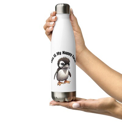 This IS My Happy Face! Stainless Steel Water Bottle