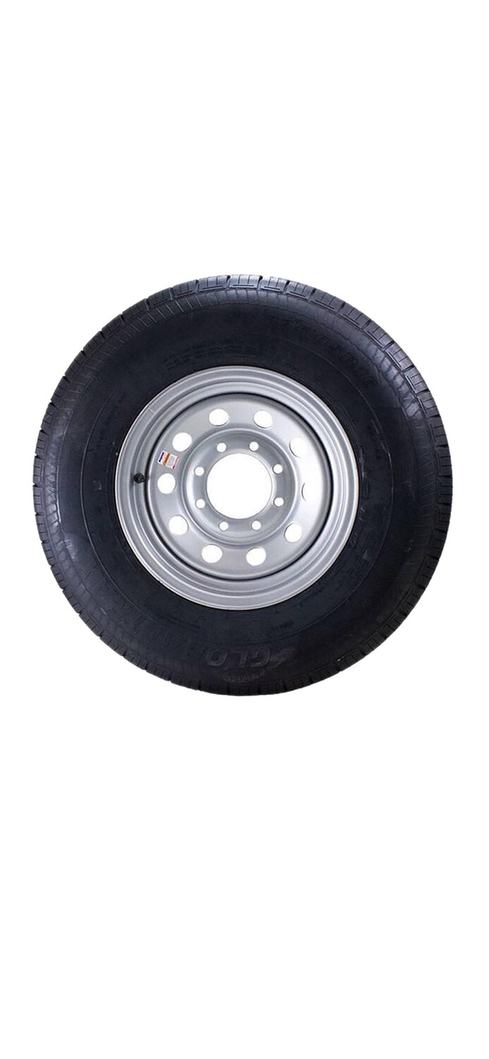 Trailer tire and wheel assembly Kenda 235 85 16