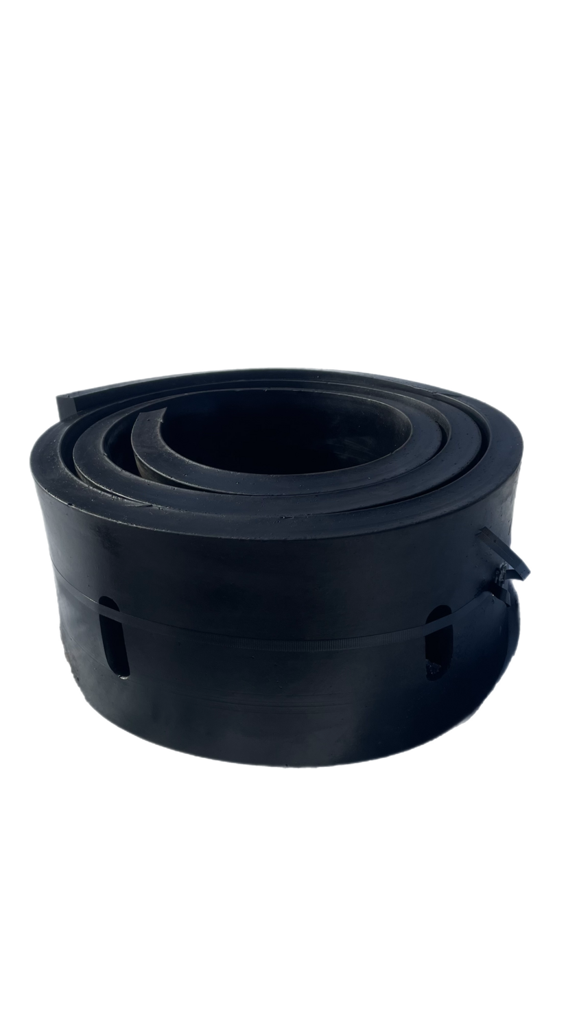 1  1/2 x 8” backhoe snow pusher rubber sold by foot