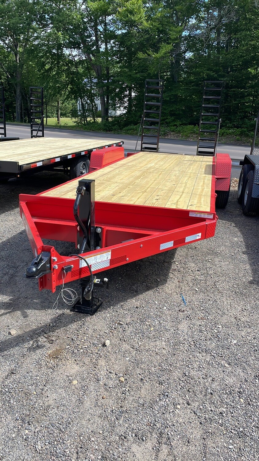 14k 7x18 equipment trailer