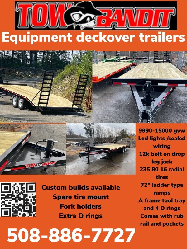 Deck over trailers