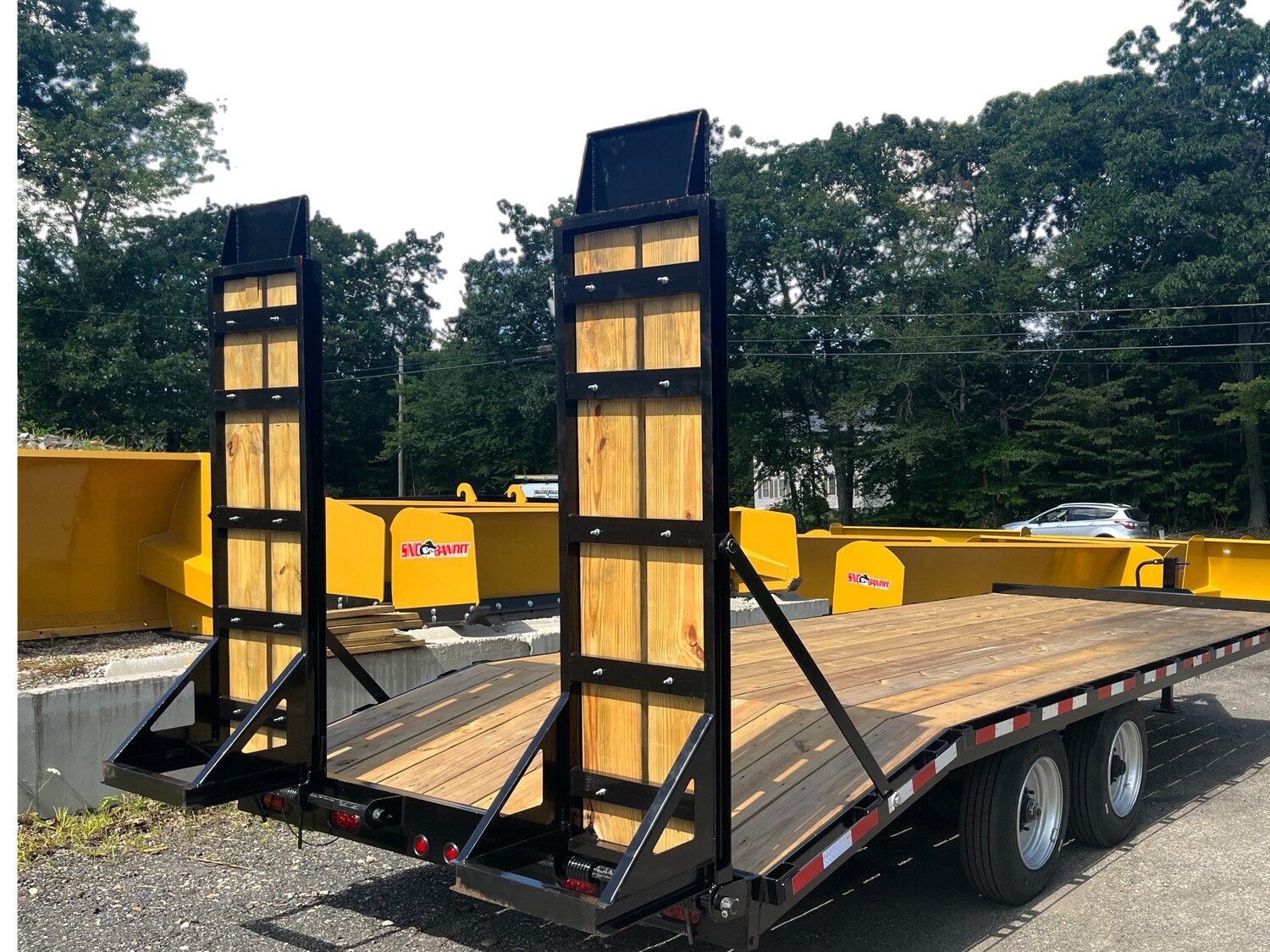 24” wood filled ramps