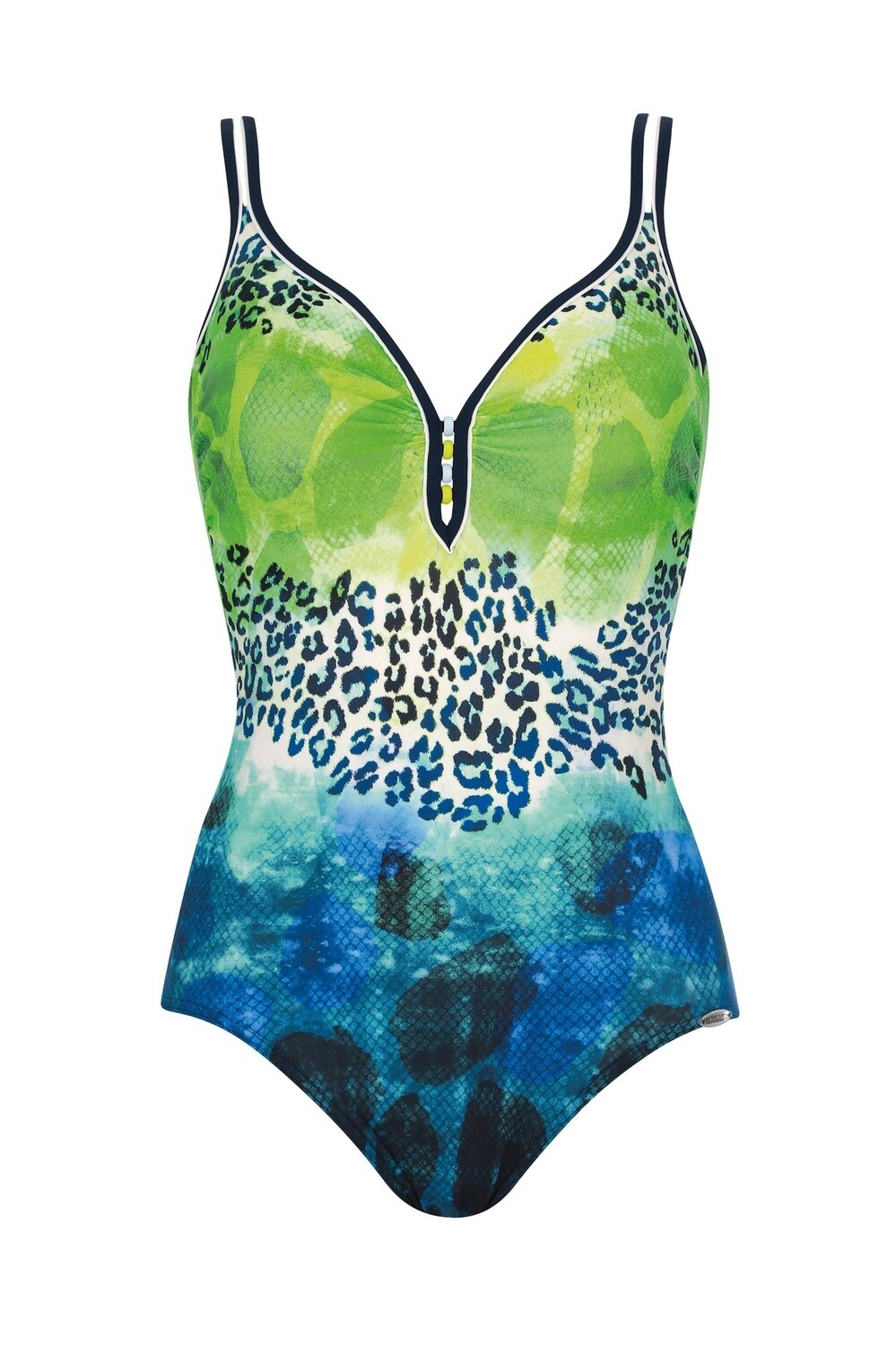 Sunflair Blue Leopard Bead One Piece