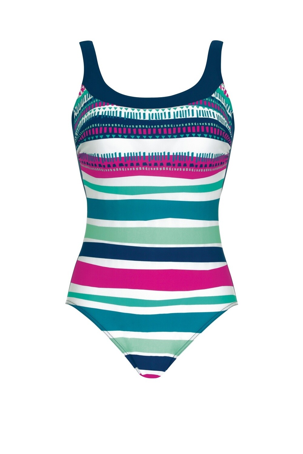Sunmarin Wavy Striped One Piece