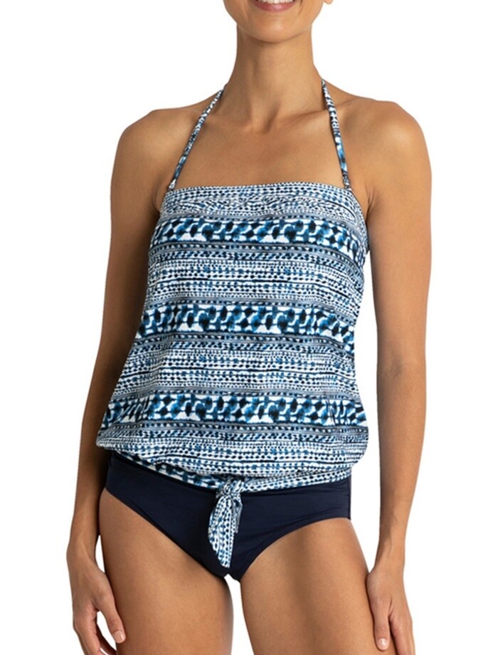 Sunseeker Byron Bay Bandeau Blouson Singlet - Ink