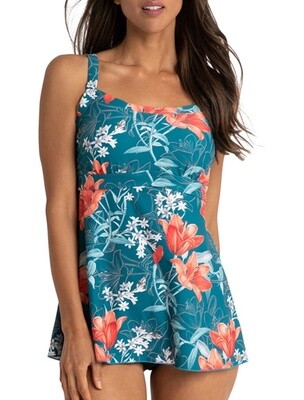 Jantzen Lily Garden Mast Swing Singlet - Jewel