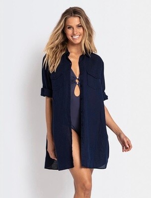 Jantzen Resort Classic Longline Shirt - Ink