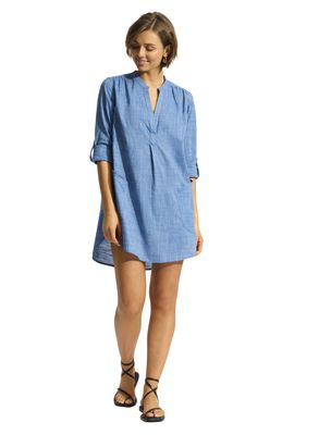 Seafolly Beach Basics Boyfriend Beach Shirt