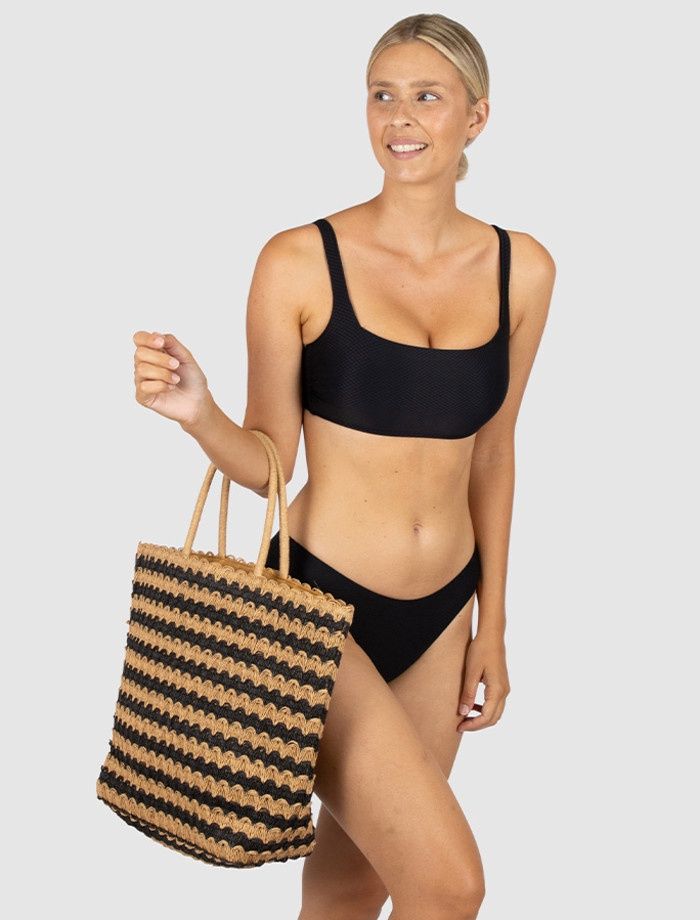 Baku Baku Striped Tote