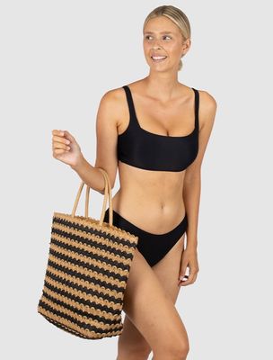 Baku Baku Striped Tote