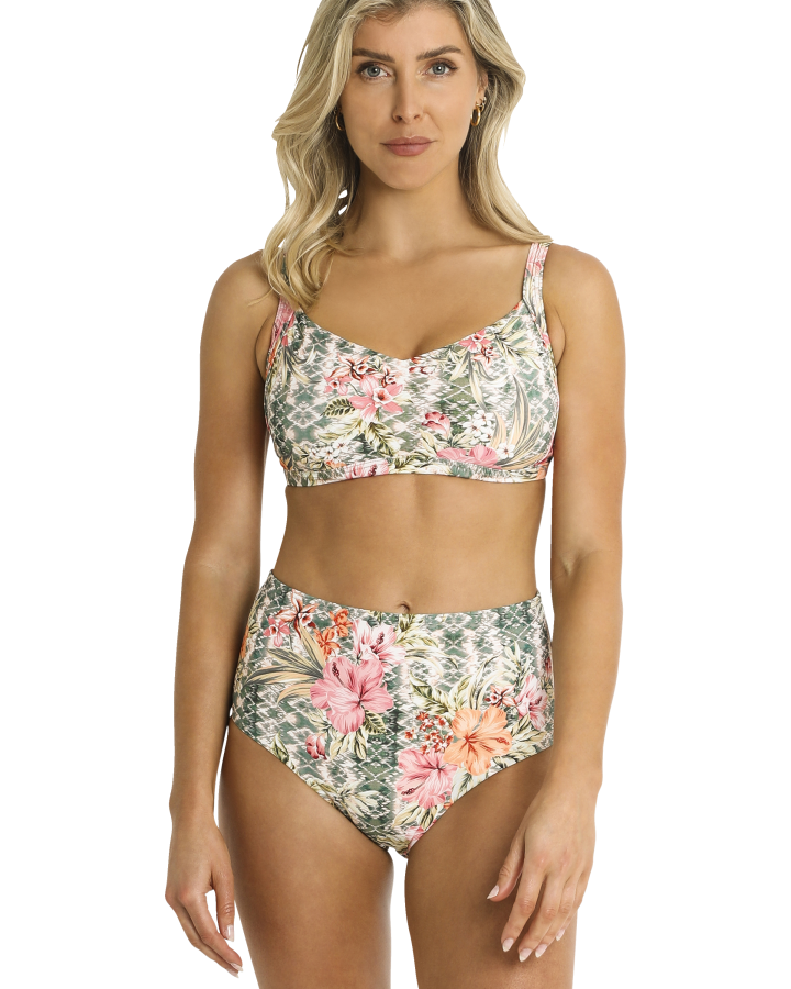 Sunseeker Mai Tai DD/E U/Wire Bralette - Khaki