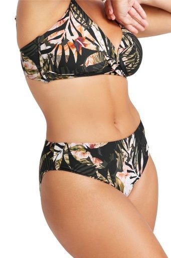 Artesands Neo Du Palmis monet curve fit mid rise swim pant, Colour: black, Season: 2025, Size: AU14/US10