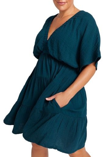 Artesands Resort Wear pachelbel short dress, Colour: navy, Season: 2025, Size: AU12-14/US8-10