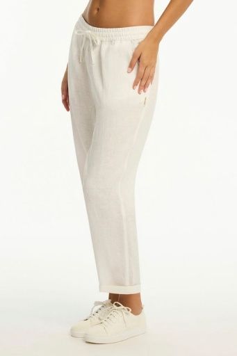 shore linen beachcomber pant, Colour: white, Season: 2025, Size: S