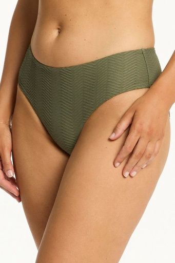 caracus mid bikini pant, Colour: khaki, Size: AU10/US6