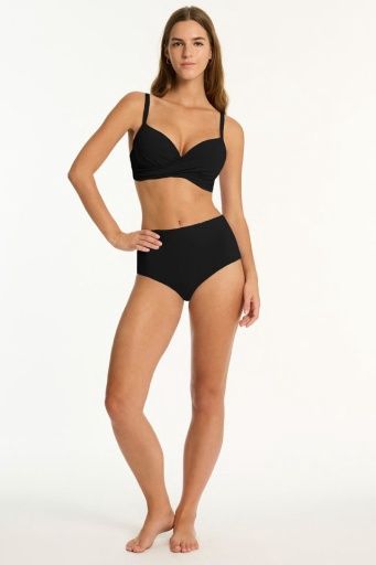 essentials edit high waist pant, Colour: black, Season: 2025, Size: AU10/US6