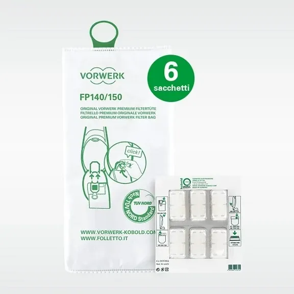 6 Filtrello Premium FP140/150 + 6 Dovina