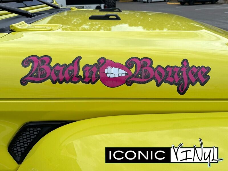 Jeep Name Hood Decal - Dynamic