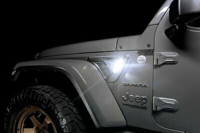 LED Fender Lighting to Fit Jeep Wrangler JK | Vehicle Lighting | SideTrack