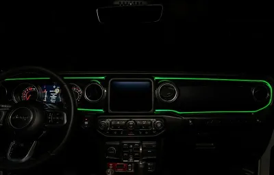 ORACLE LIGHTING JEEP WRANGLER JL/GLADIATOR JT COLORSHIFT® FIBER OPTIC LED INTERIOR KIT ORACLE LIGHTING JEEP WRANGLER JL/GLADIATOR JT COLORSHIFT® FIBER OPTIC LED INTERIOR KIT