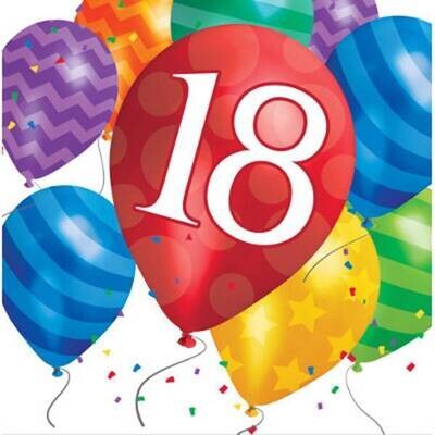 13th, 18th, 21st Birthday