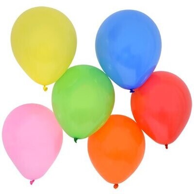 Latex Balloons - Helium Included