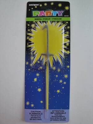 Sparkler- Numeral #1-7&quot;