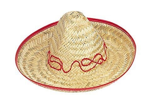 Sombrero Hat- Kids Size (13&quot; Wide)