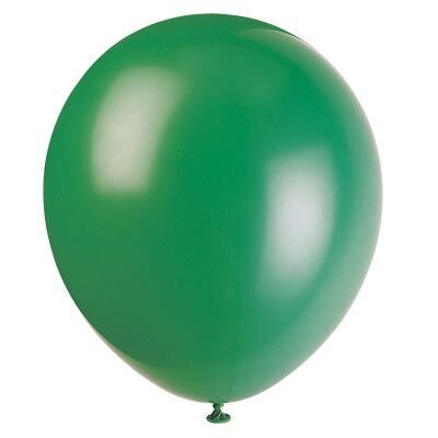 Balloons-Latex-Deep Forest Green-12&#39;&#39;-10pk