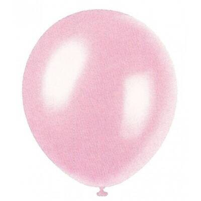 Balloons-Latex-Rose Pink Pearlized-12&#39;&#39;-8pk