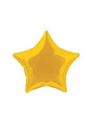 Foil Balloon - Star - Gold - 18"