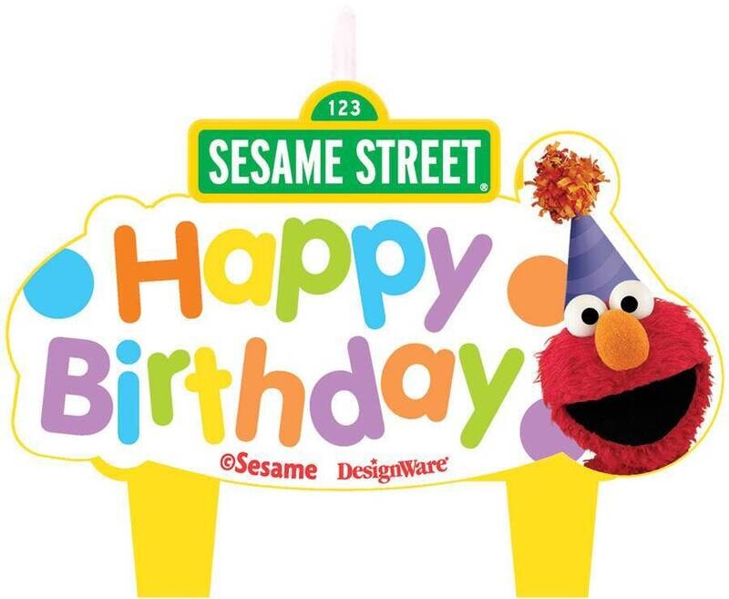 Candles-Sesame St Set