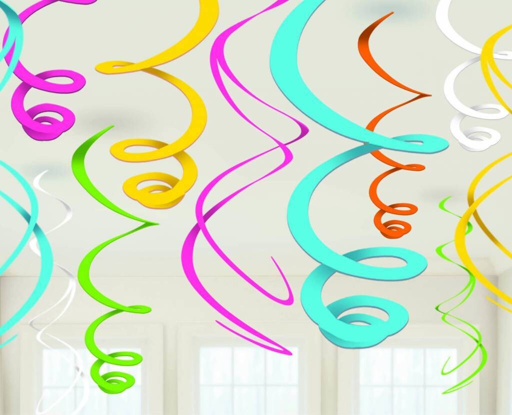 Swirl Decorations 12pc