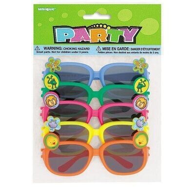 Party Favors- Novelty Sunglasses- 5pcs/4.75&quot;