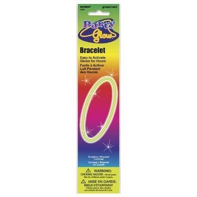 Party Favor-Green Glow Bracelet-1pkg