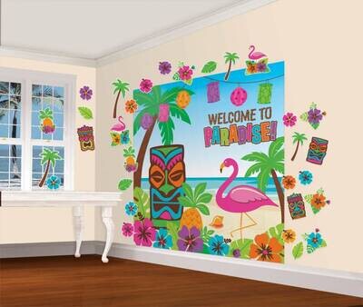 Wall Decor Kit- Tiki Party-Summer Luau