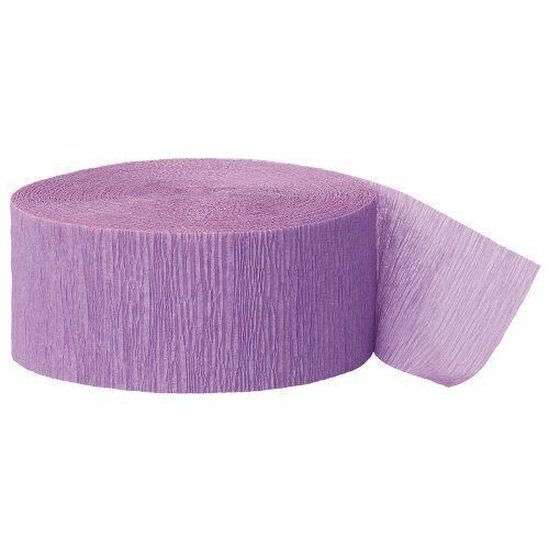 Paper Crepe Streamer- Lavender