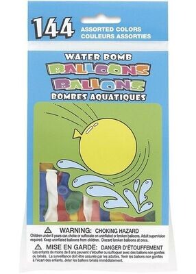 Balloons-Water Bomb-144pk