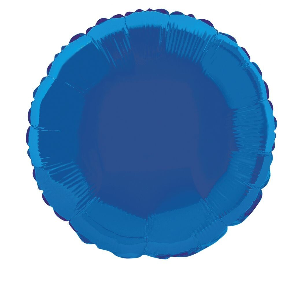 Foil Balloon - Round - Royal Blue - 18&#39;&#39;