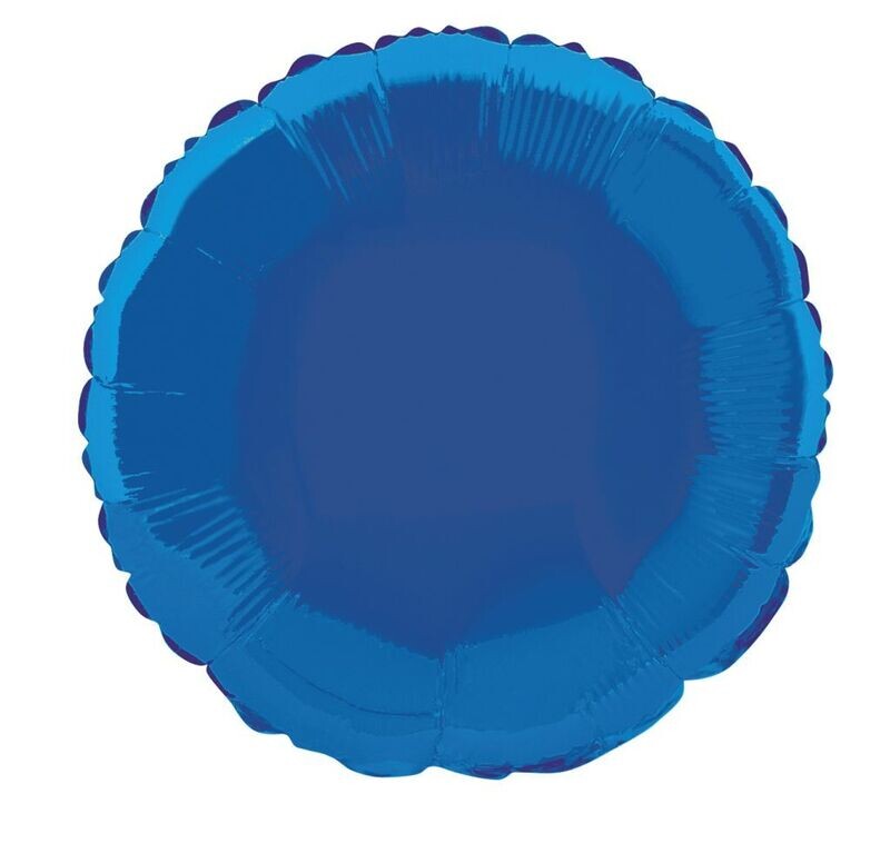 Foil Balloon - Round - Royal Blue - 18&#39;&#39;