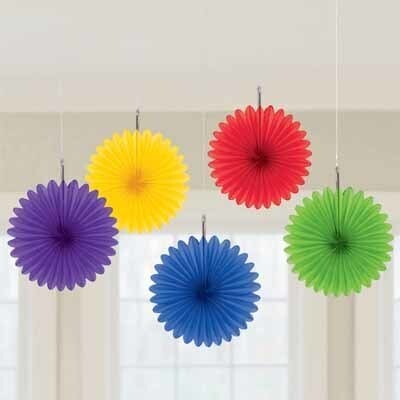 Paper Fan Decoration 5pc