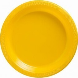 Plates-DN-Yellow Sunshine-20pkg-Plastic