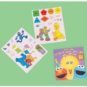 Activity Pad-Stickers-Elmo