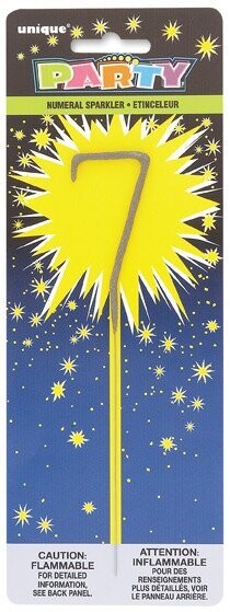 Sparkler-Numeral #7-7&quot;