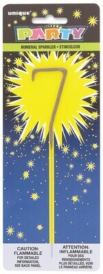 Sparkler-Numeral #7-7&quot;