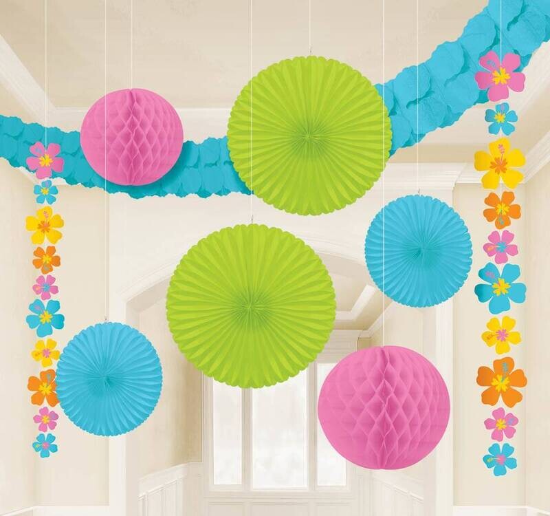 Decorating Kit- Paper Decor -Summer Luau