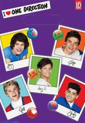 Loot Bags-One Direction-8pk