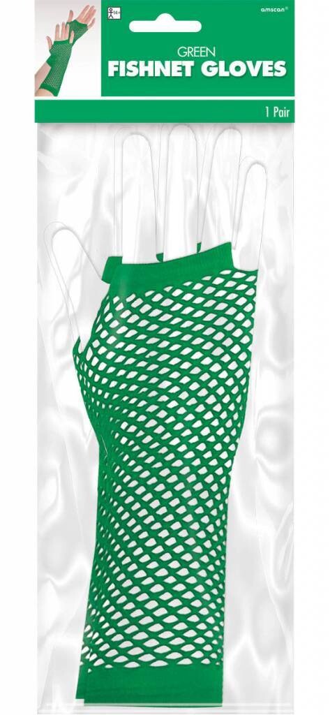 Gloves-Green/Fishnet