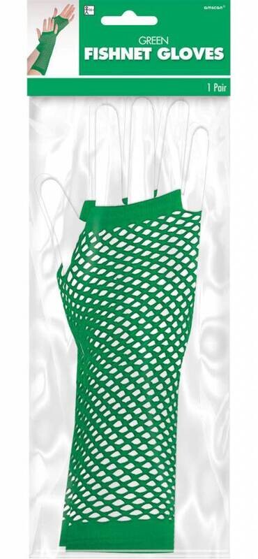 Gloves-Green/Fishnet